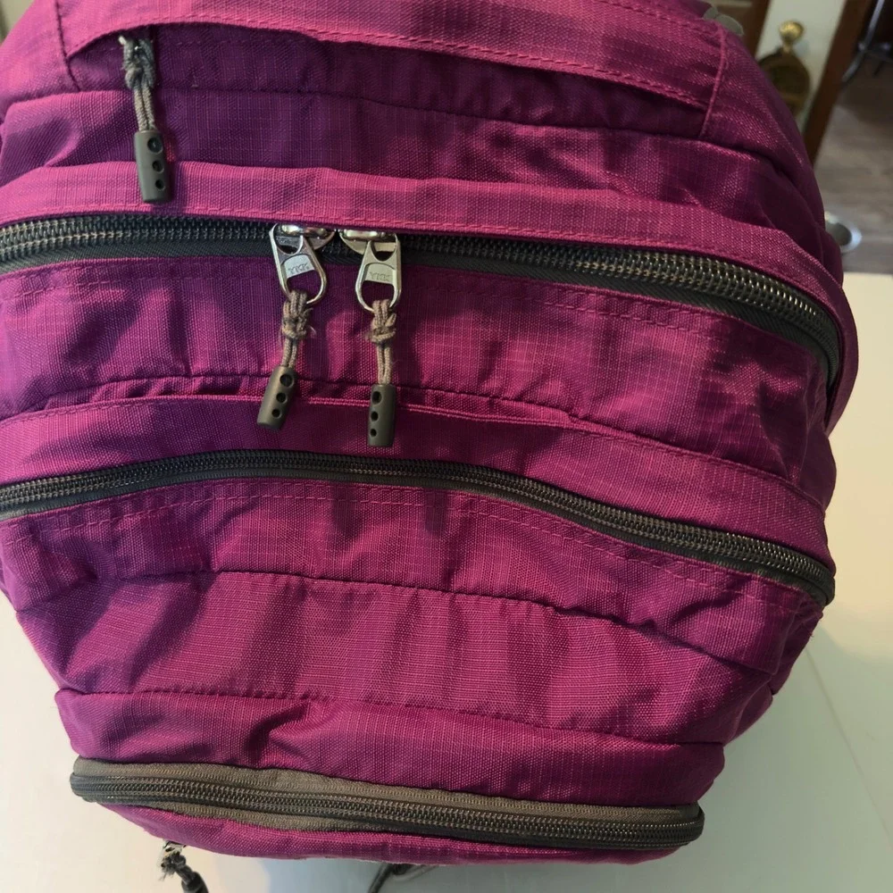 LL Bean Turbo Transit Backpack Purple Dark Orchid Laptop School Pack Bag XL